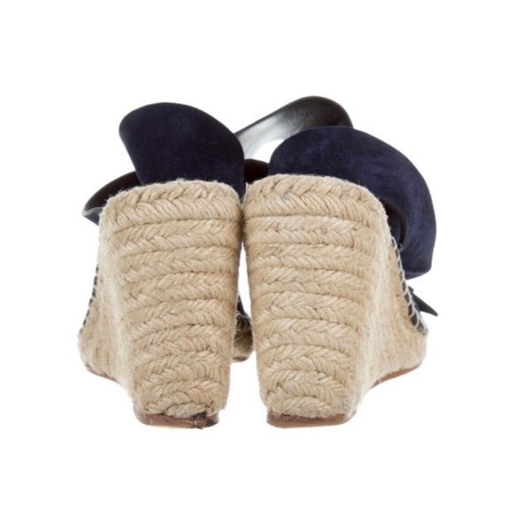 CELINE Suede Espadrille Wedges - Picture 2 of 5